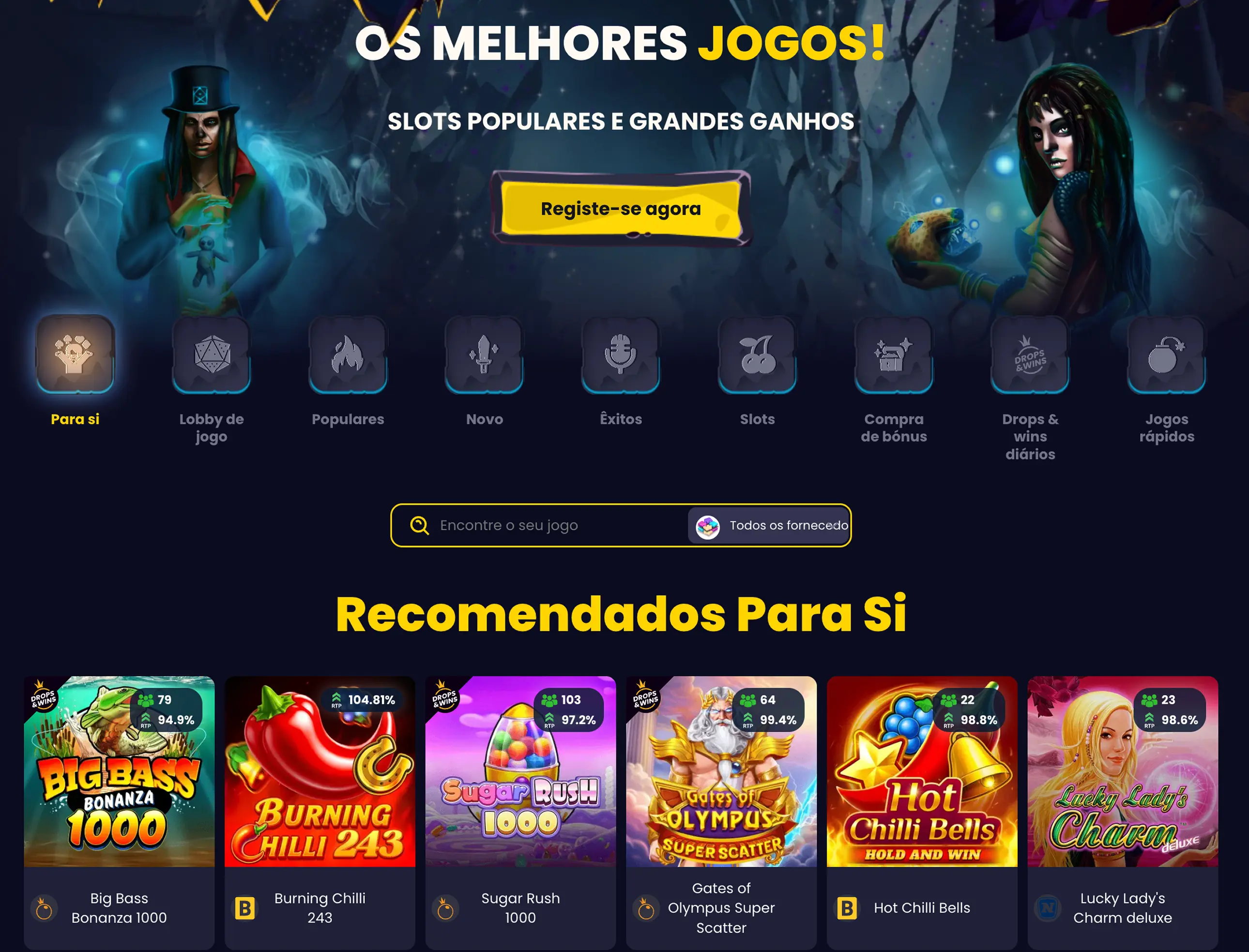 Jogos de Casino ao Vivo